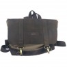 Venetto Designer Rucksack aus Leder und Baumwolle unisex handgemacht