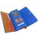 Venetto Portemonnaies Geldbörse Geldtasche wallet handgemacht aus Filz mit Leder-Applikationen