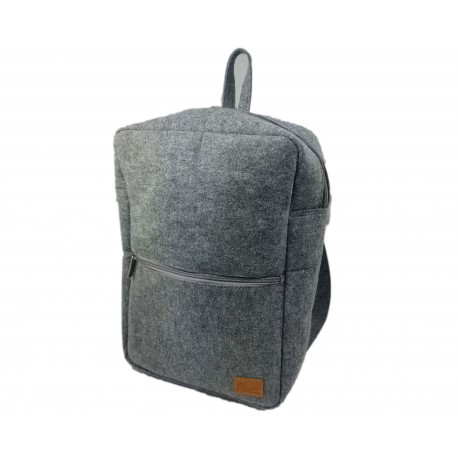 Venetto Rucksack Tasche aus Filz unisex handgemacht für MacBook 13.3", iPad Pro 12.9", Surface, Laptop