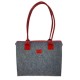 Lederhenkel Double color Shopper Damentasche Handtasche Einkaufstasche Shopping bag für Damen