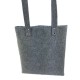 Filztasche  mit Leder Shopper Damentasche Handtasche Einkaufstasche Shopping bag für Damen
