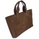 Ledertasche aus Nubuk-Leder Shopper Damentasche Handtasche Einkaufstasche Shopping bag für Damen