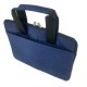 Business bag document bag handbag handmade men women with leather applications