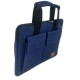 Business bag document bag handbag handmade men women with leather applications