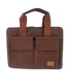 Business bag document bag handbag handmade men women with leather applications