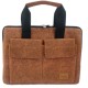 Business bag document bag handbag handmade men women with leather applications