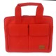 Business bag document bag handbag handmade men women with leather applications