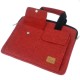 Business bag document bag handbag handmade men women with leather applications