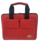 Business bag document bag handbag handmade men women with leather applications