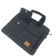 Business bag document bag handbag handmade men women with leather applications