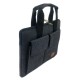 Business bag document bag handbag handmade men women with leather applications