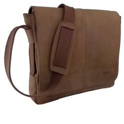 Handbag Shoulder Bag Document Bag Men Women Leather