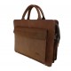 Business bag document bag handbag handmade men women with leather applications