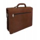Ledertasche Aktentasche für 13 " MacBook-Tasche DIN A4 Surface Notebook Umhängetasche Handtasche Herrentasche Herren Nubuk Leder