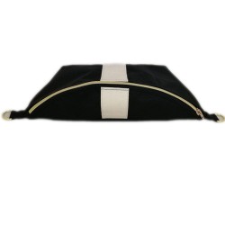 Bauchtasche aus recyceltem Meeresplastik schwarz