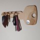 Schlüsselbrett  aus Holz Halter für Schlüssel Halterung in Schlüsselform aus Multiplex Birke 15mm