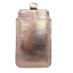 Echtleder Pull up Leder Tasche Hülle  Schutzhülle für iPhone  7, 8, 8 Plus, X, Samsung S7, S8, S8+, Goldig