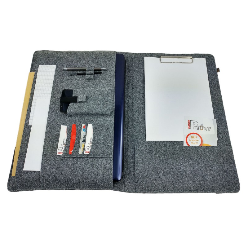 Reißverschluss A4 Organizer Dokumententasche Tasche Ultrabook MacBook Hülle 