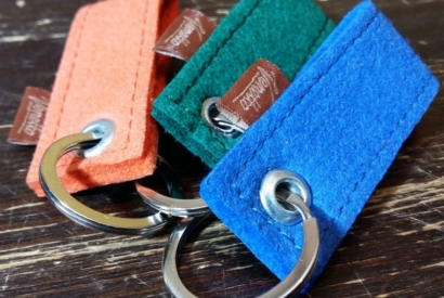 Promotional items made of felt / leather. Advertising products. Advertising.